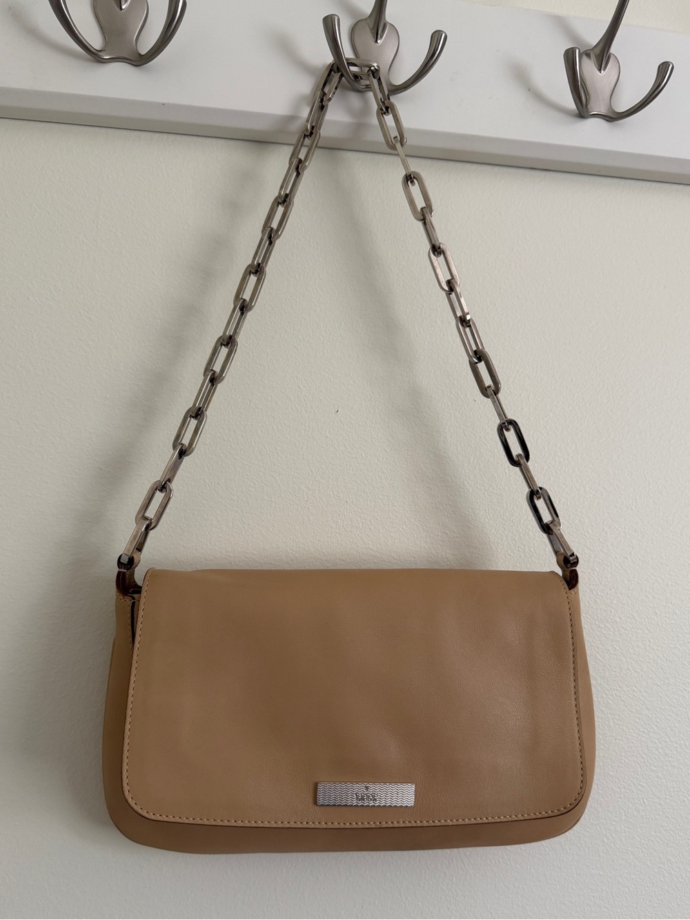 VTG GUCCI CALFSKIN CHAIN SHOULDER BAG